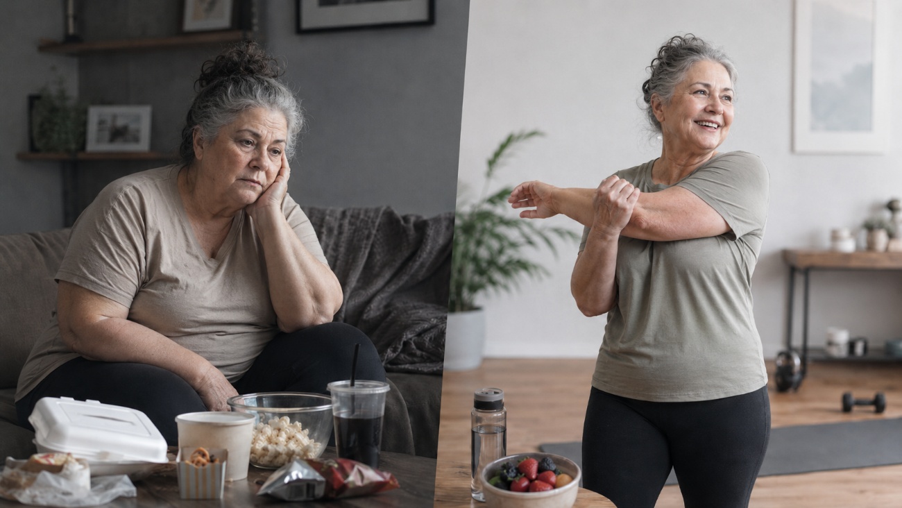 Comparación entre sedentarismo y hábitos saludables con ejercicio y alimentación, factores clave para prevenir el Alzheimer